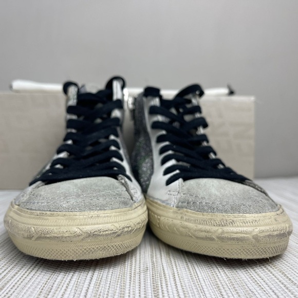 𝅺NEW Golden Goose Slide Classic High-Top Green Camouflage/Ice Sneakers Size 36 - Picture 6 of 8